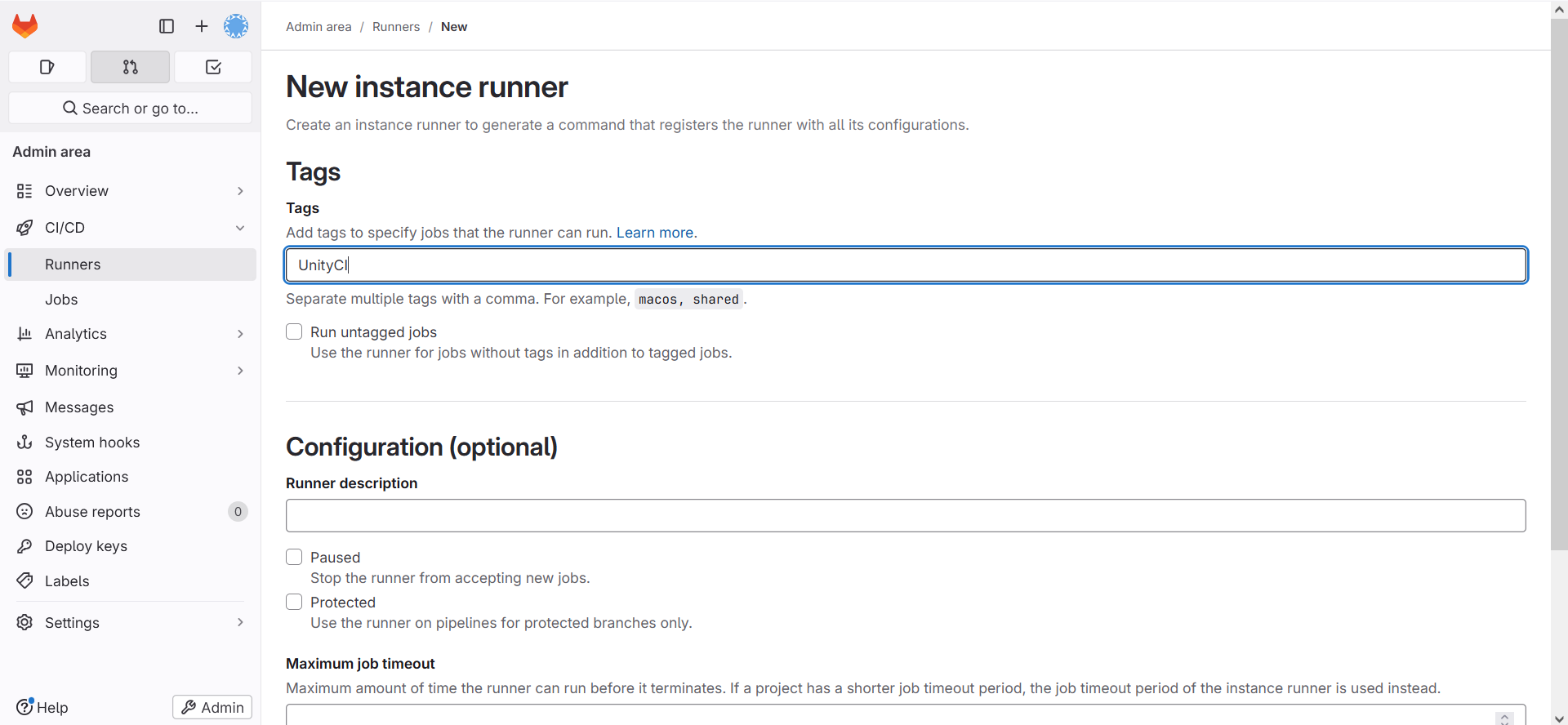 設定GitLab Runner-1