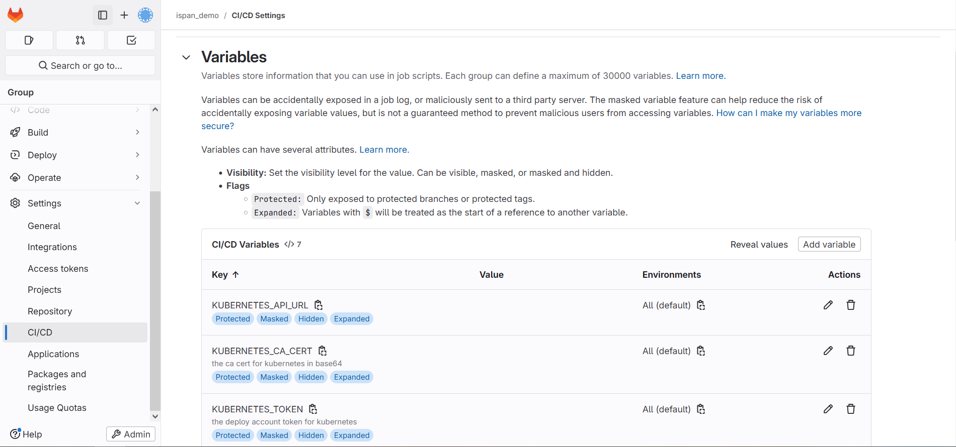 測試Kubernetes連線API